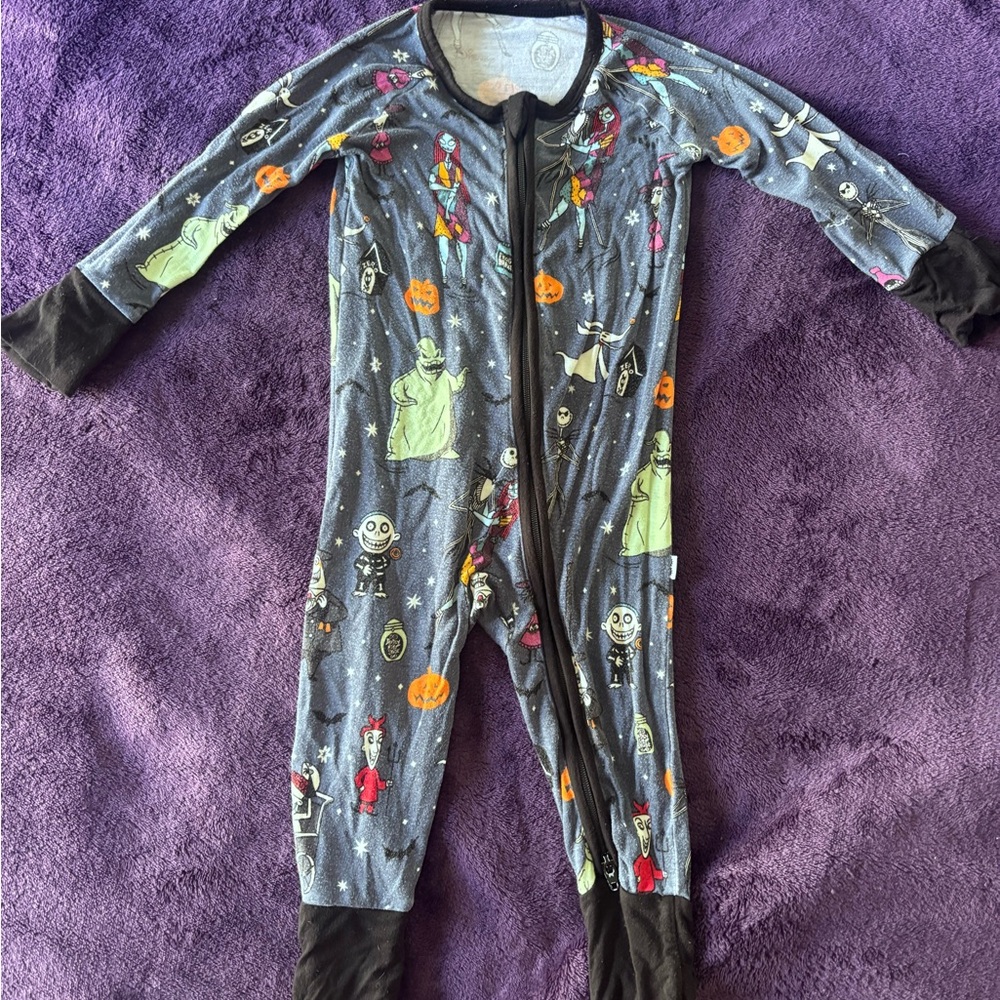 Little Sleepies Nightmare Before Christmas Zippies